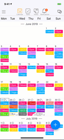 Month - deep dive into day view